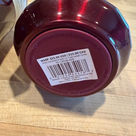 Stanley Insulated Wine Tumblers - Deep Red - Picture 3 of 3